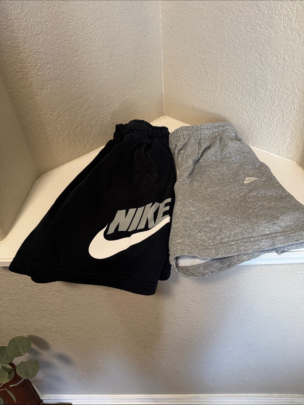 ( 2 pairs) Nike Black and Gray Kids' Shorts Duo